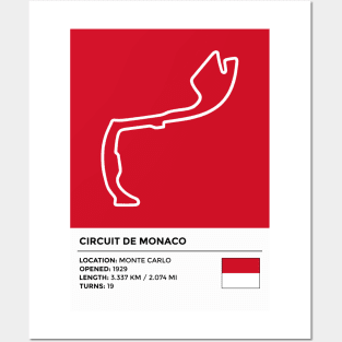 Circuit de Monaco [info] Posters and Art